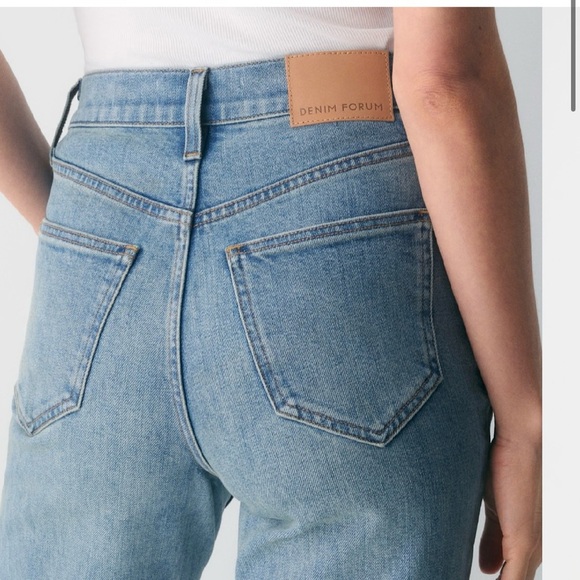 Denim Forum Arlo High Rise Straight Jeans - Picture 2 of 11